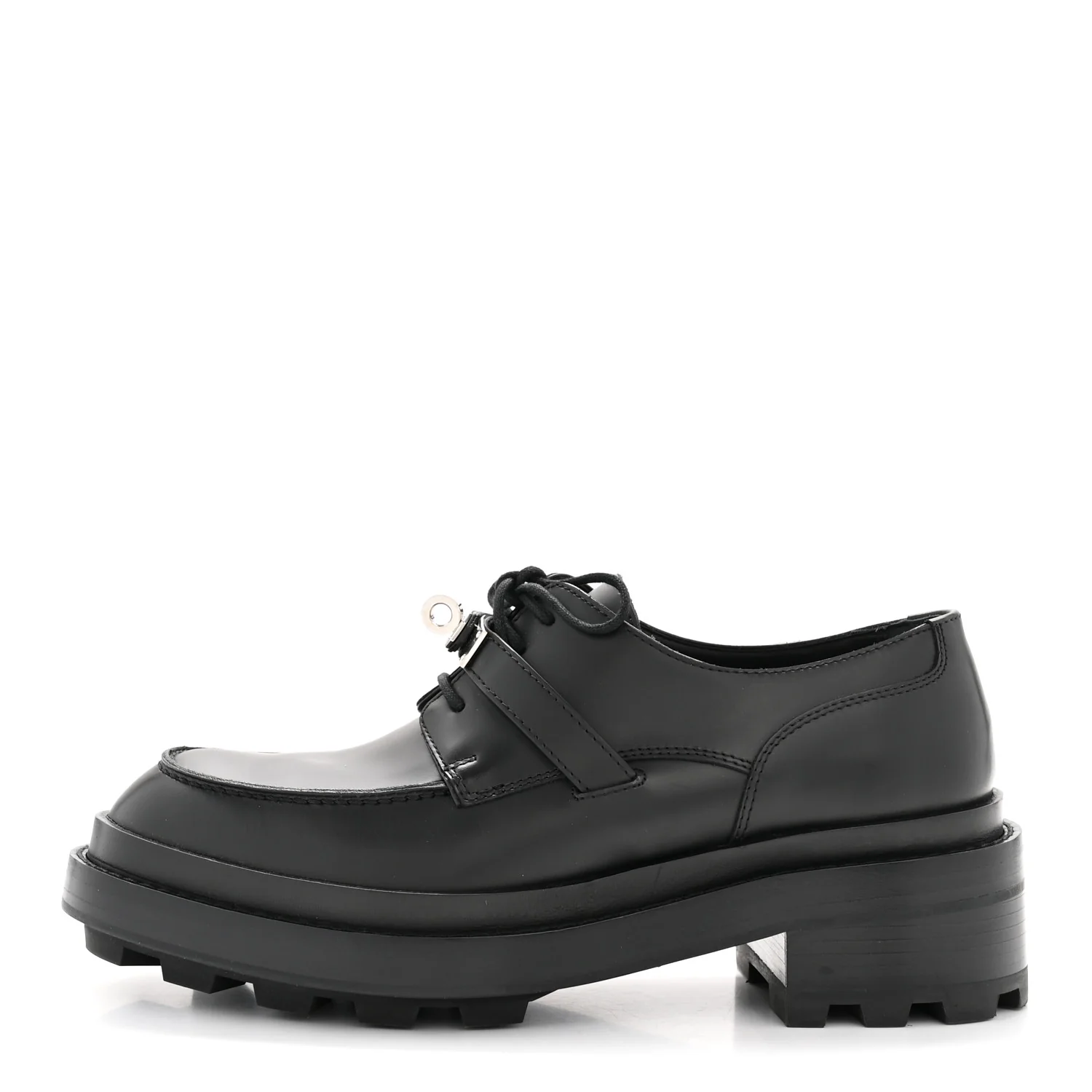 Glossed Calfskin First Oxford 37 Black