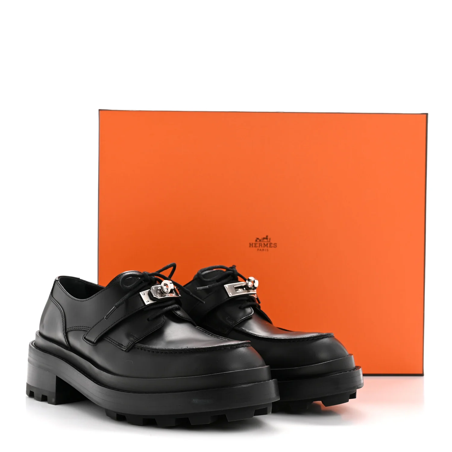 Glossed Calfskin First Oxford 37 Black - Image 21