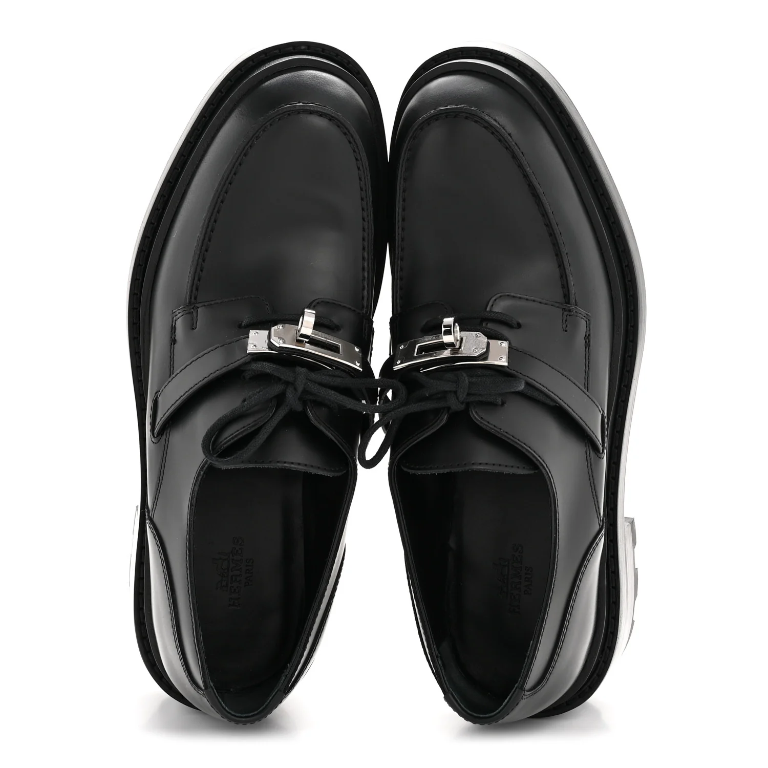 Glossed Calfskin First Oxford 37 Black - Image 3