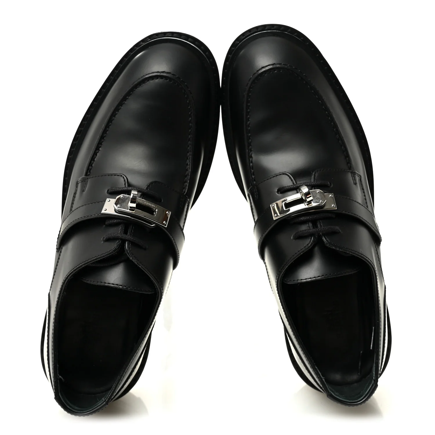 Glossed Calfskin First Oxford 38 Black - Image 2