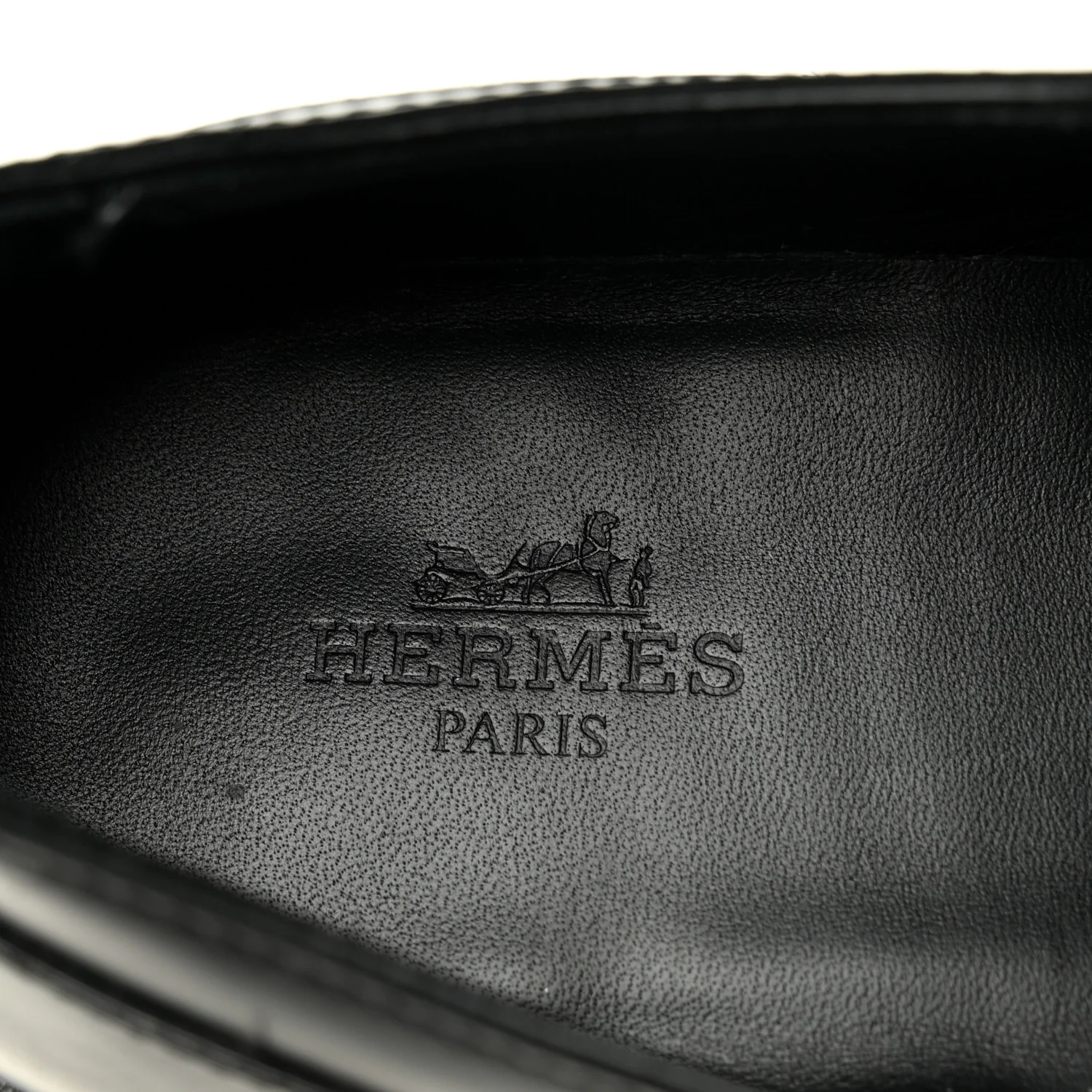 Glossed Calfskin First Oxford 38 Black - Image 8