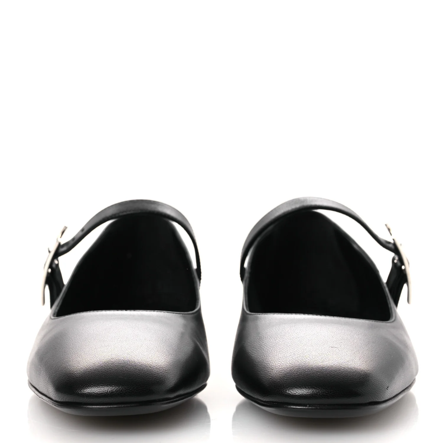 Goatskin Jane Ballet Flats 36.5 Black - Image 3