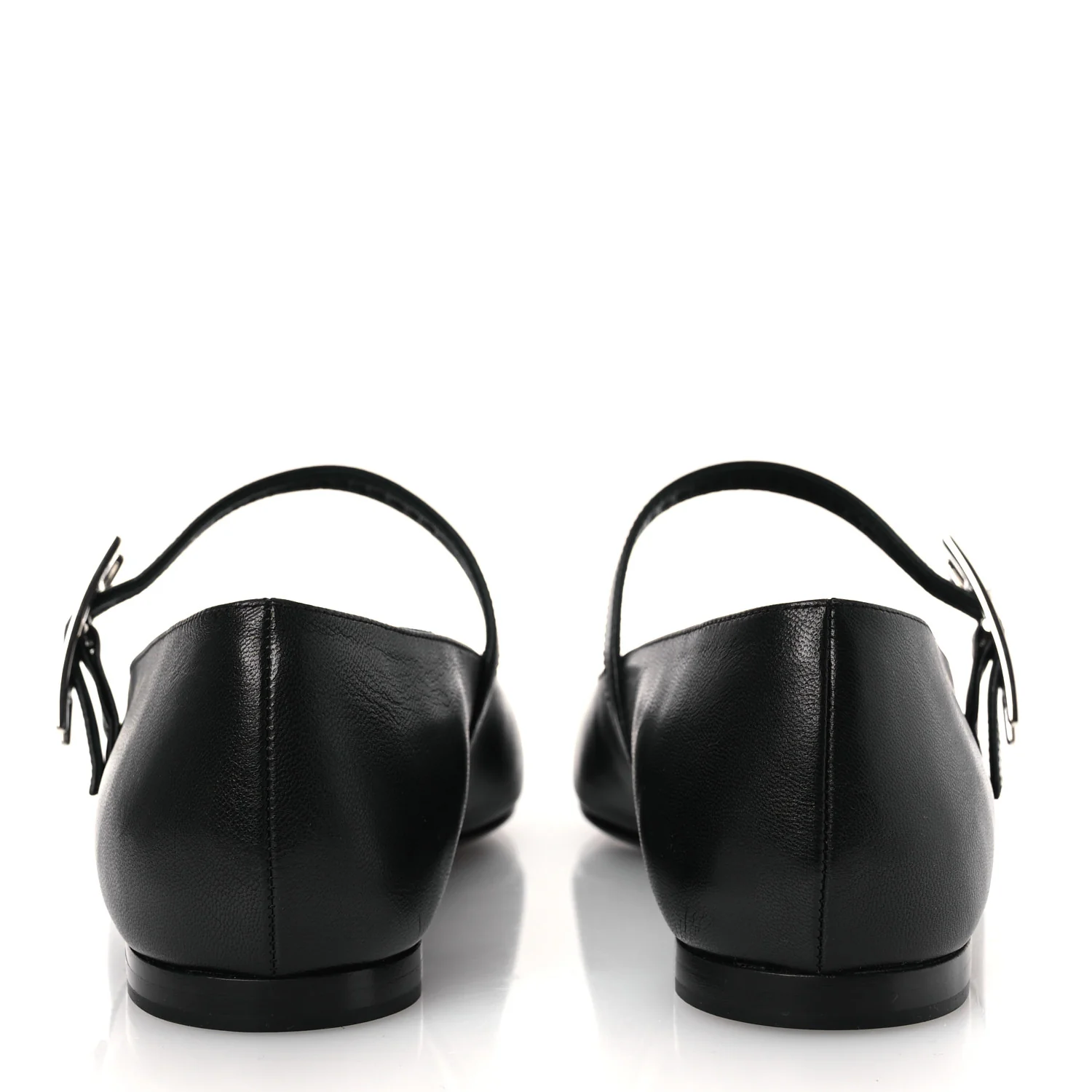 Goatskin Jane Ballet Flats 36.5 Black - Image 6