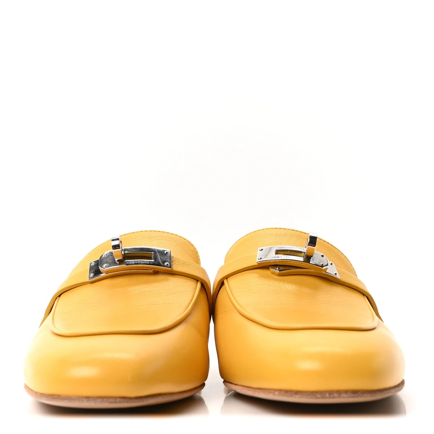 Goatskin Oz Mules 39 Jaune Sable - Image 3