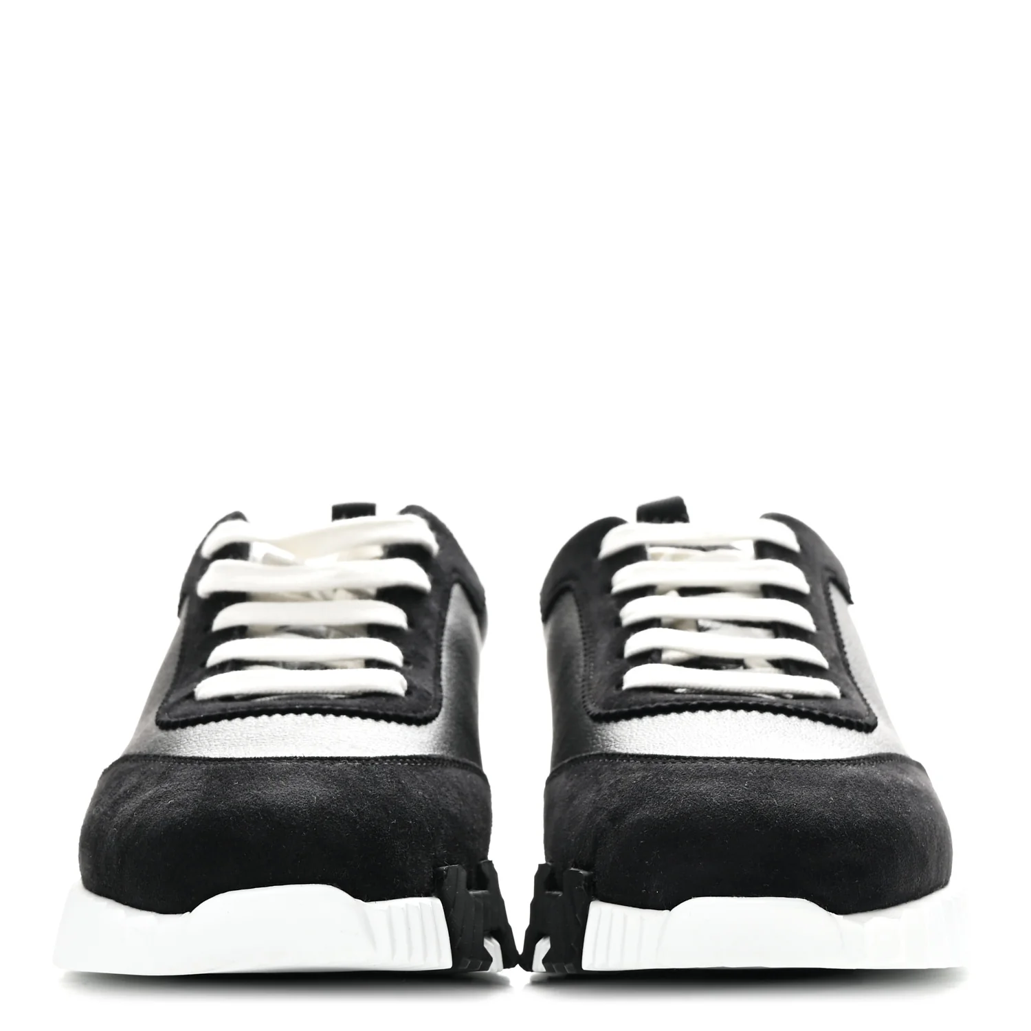 Goatskin Suede Goatskin Bouncing Sneakers 38.5 Black - Image 3