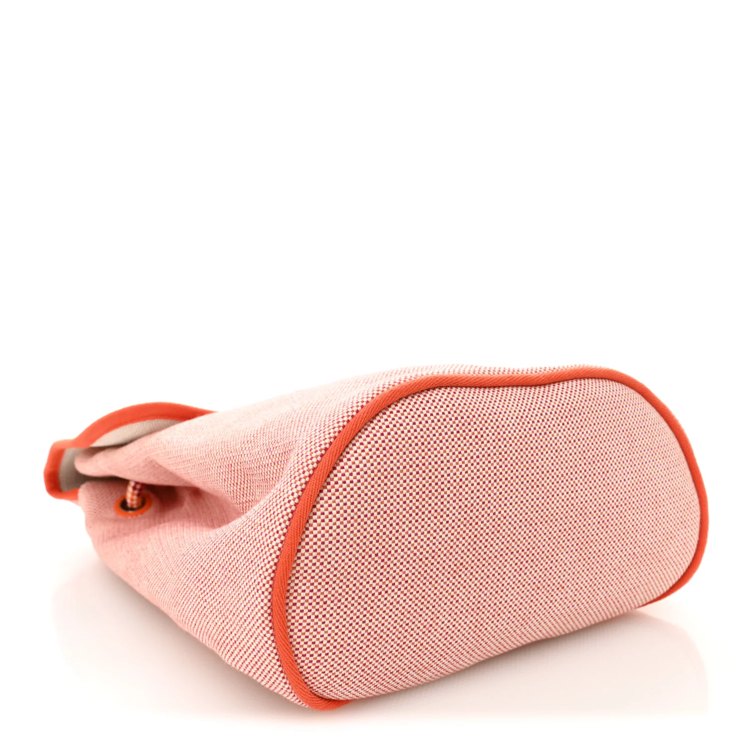 H Canvas Embroidered Les Cabanes Backpack Orange Framboise - Image 4