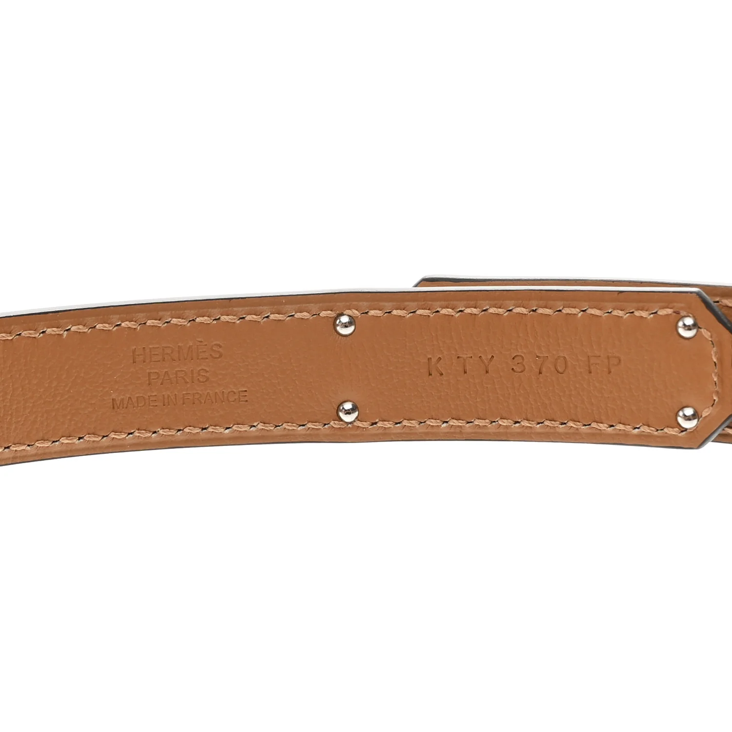 Hunter Calfskin Kelly Belt Rouge H - Image 3