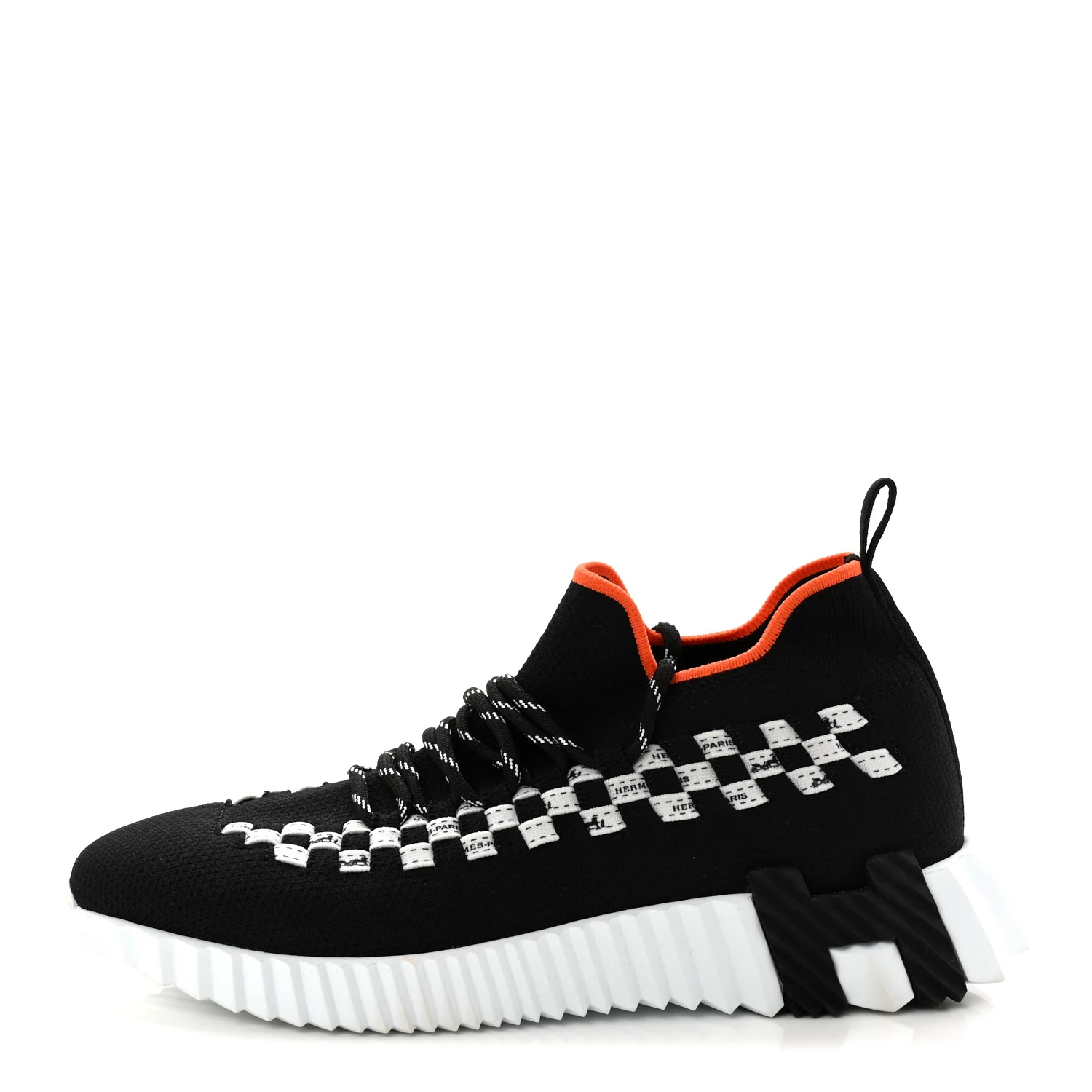 Knit Womens Flex Bolduc Sneakers 37 Black White