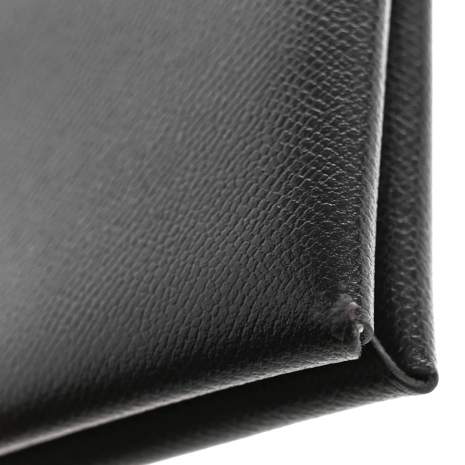 Madam Calfskin Calvi Card Case Black - Image 8