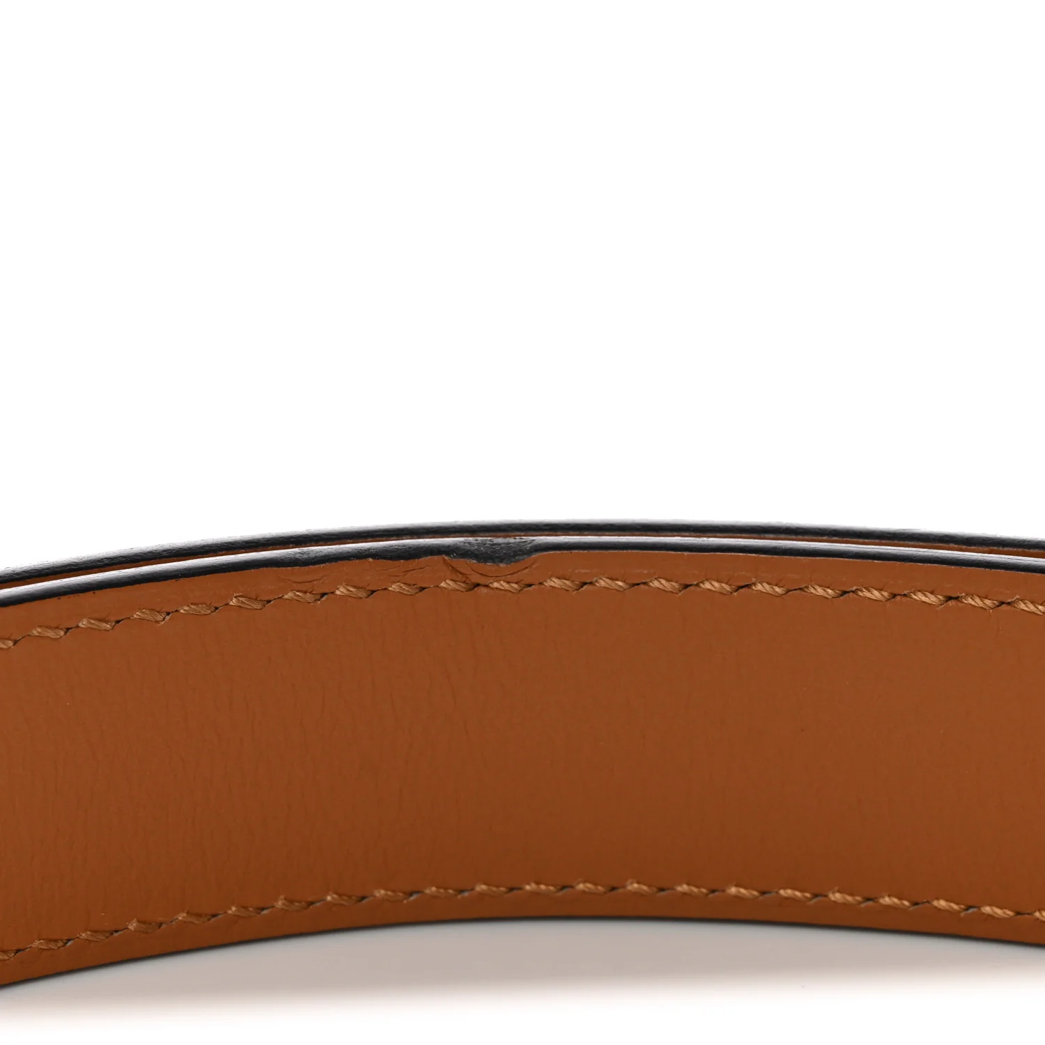 Madame Calfskin 24mm Collier De Chien Belt Gold - Image 5