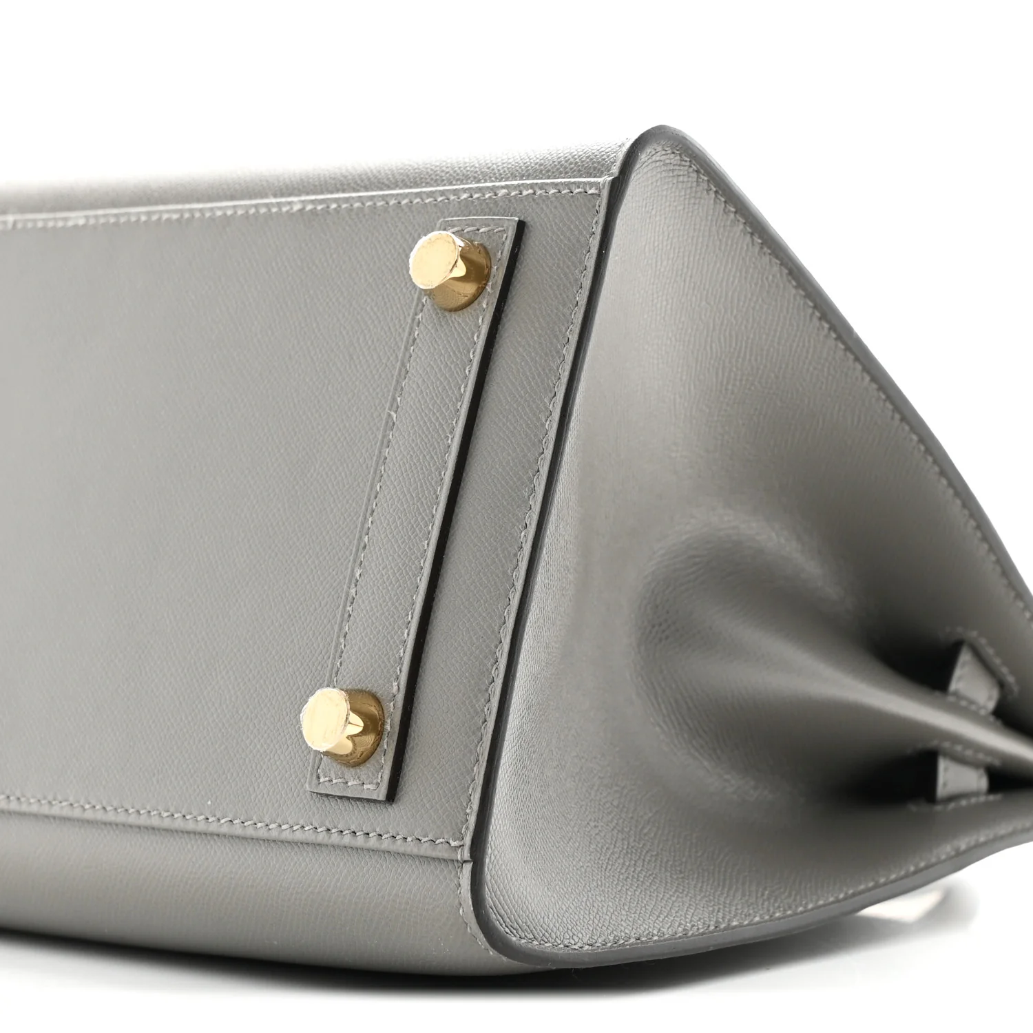 Madame Calfskin Birkin Sellier 25 Gris Meyer - Image 10