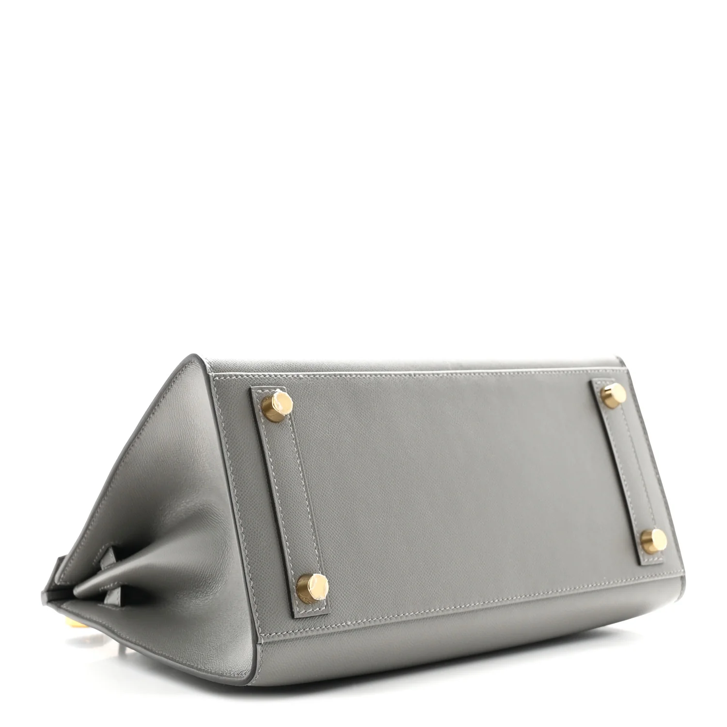 Madame Calfskin Birkin Sellier 25 Gris Meyer - Image 4