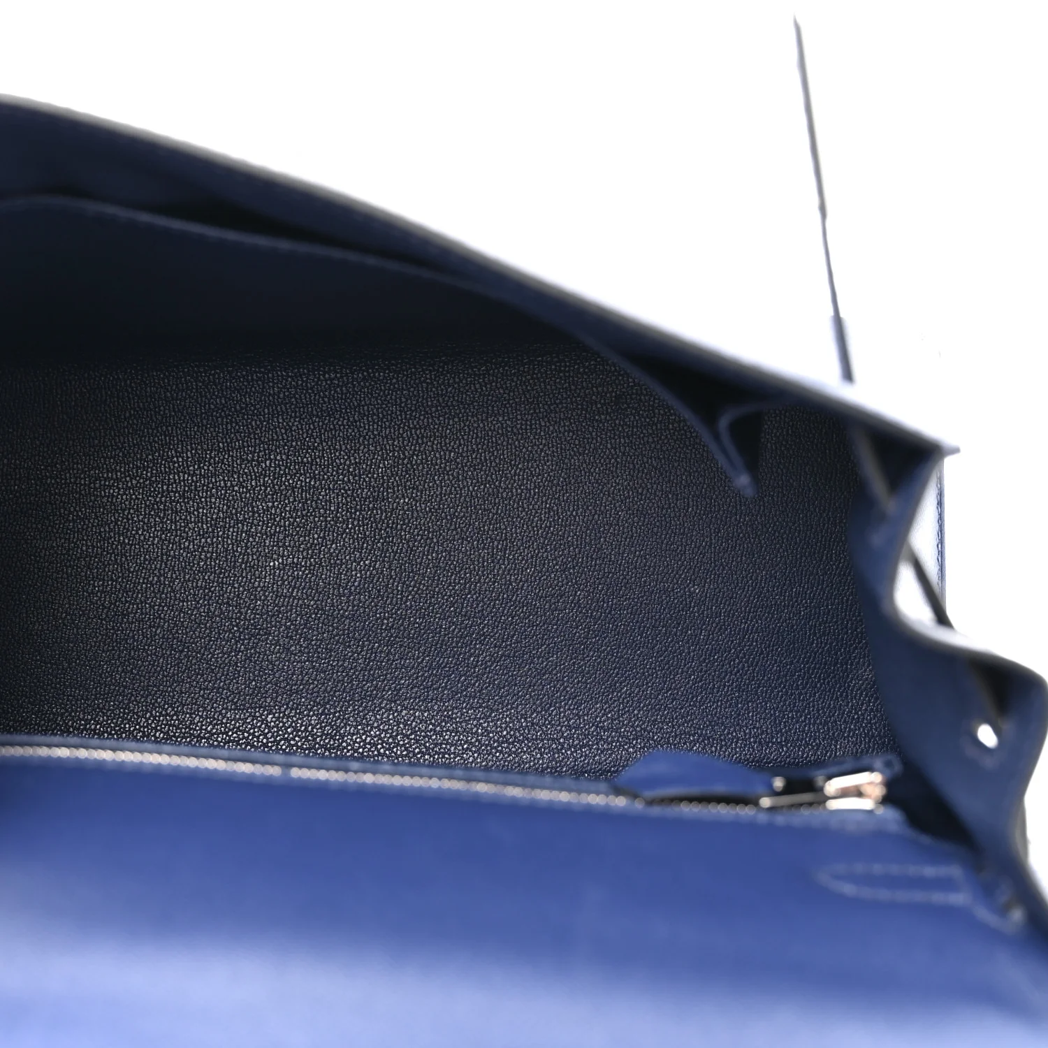 Madame Calfskin Kelly Sellier 25 Bleu Encre - Image 5