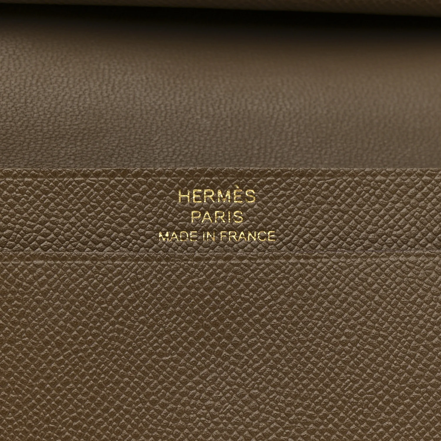 Madame Calfskin Mini Bearn Wallet Etoupe - Image 6