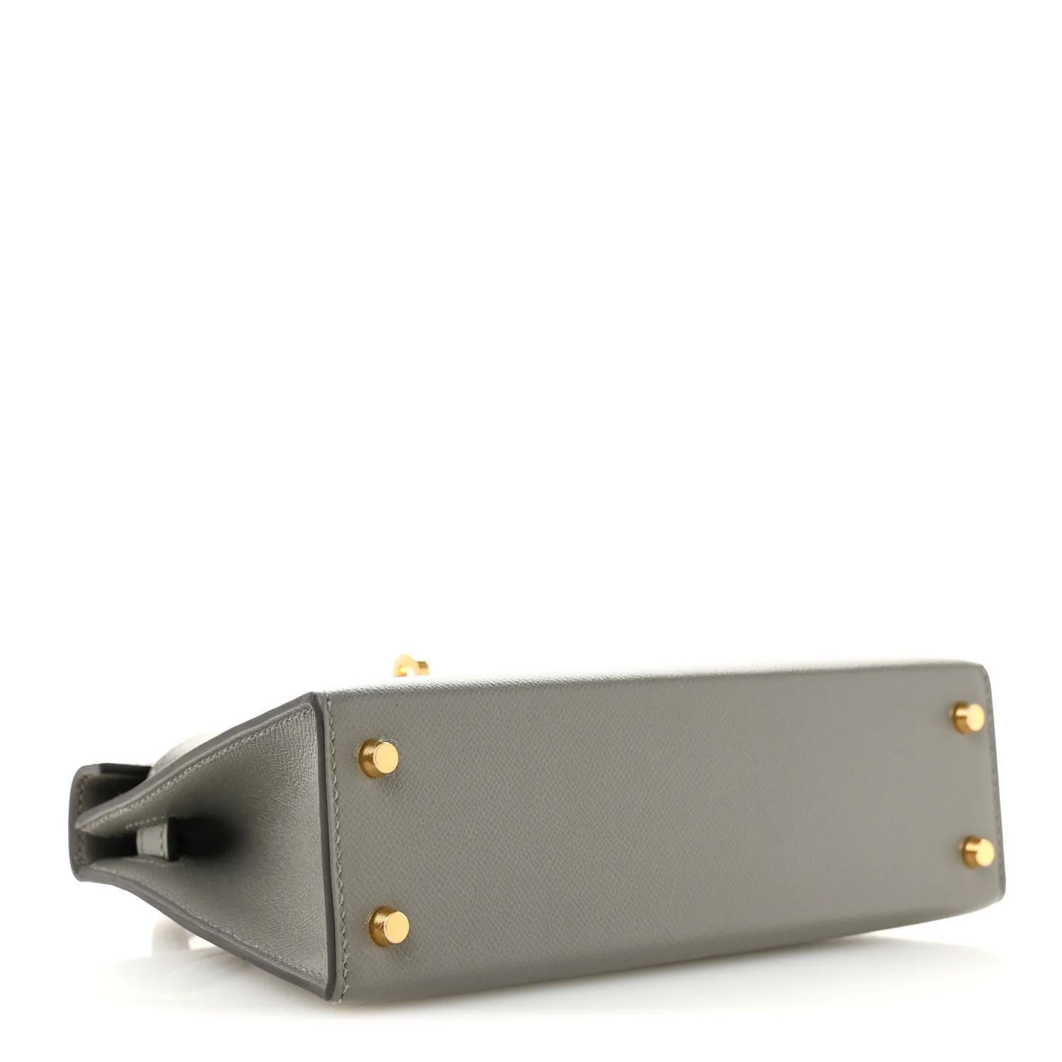 Madame Calfskin Mini Kelly Sellier 20 Gris Meyer - Image 4