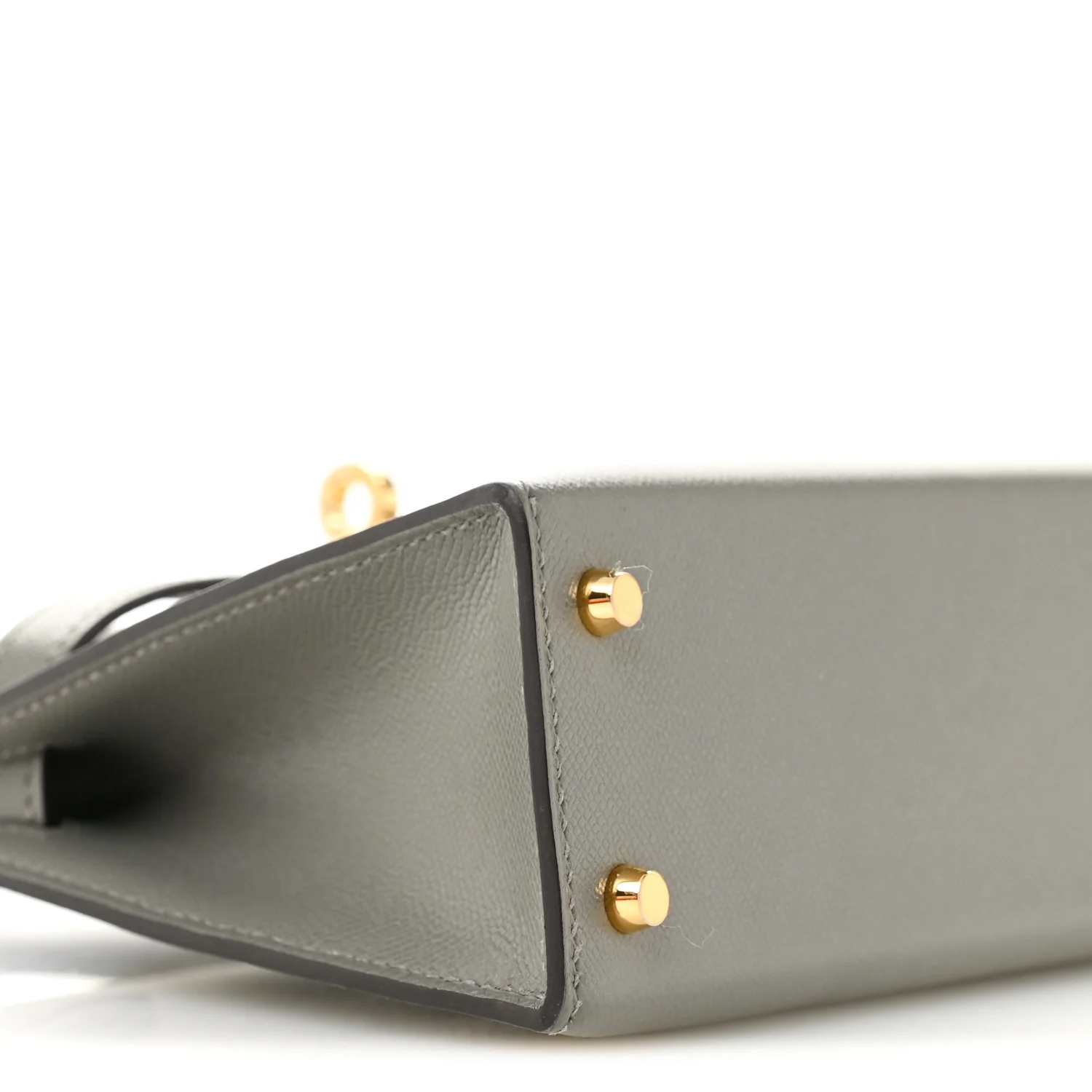 Madame Calfskin Mini Kelly Sellier 20 Gris Meyer - Image 9