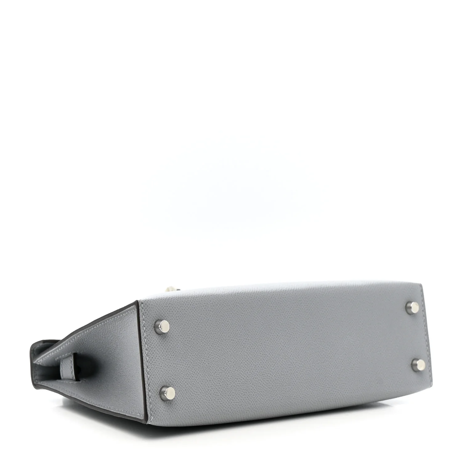 Madame Calfskin Mini Kelly Sellier 20 Gris Pantin - Image 4
