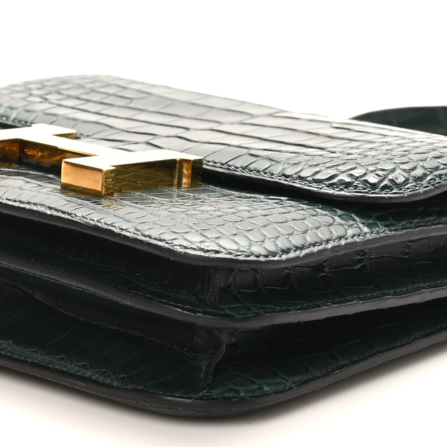 Matte Alligator Constance 18 Vert Cypress - Image 10