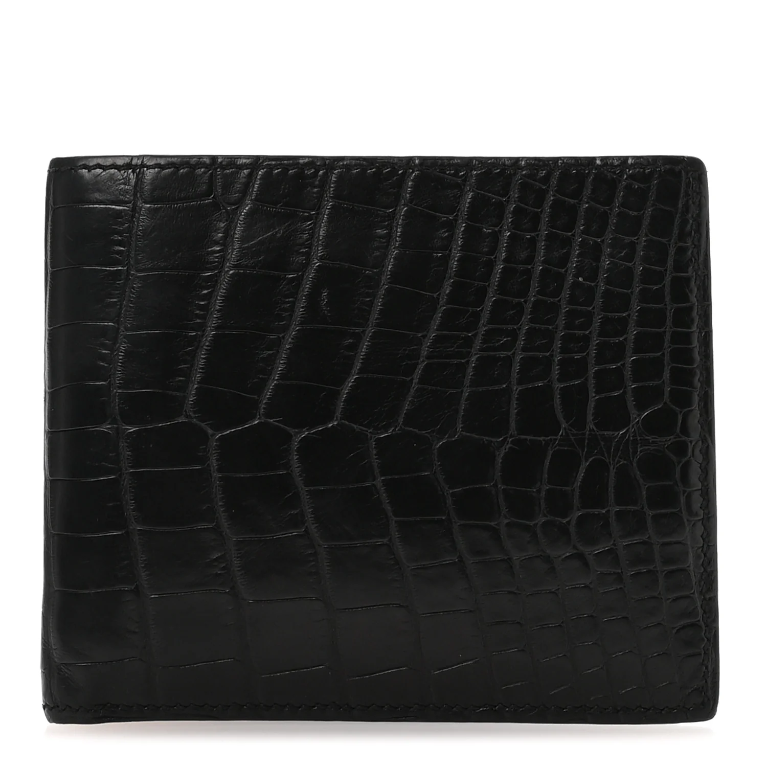 Matte Alligator MC2 Copernic Compact Wallet Black