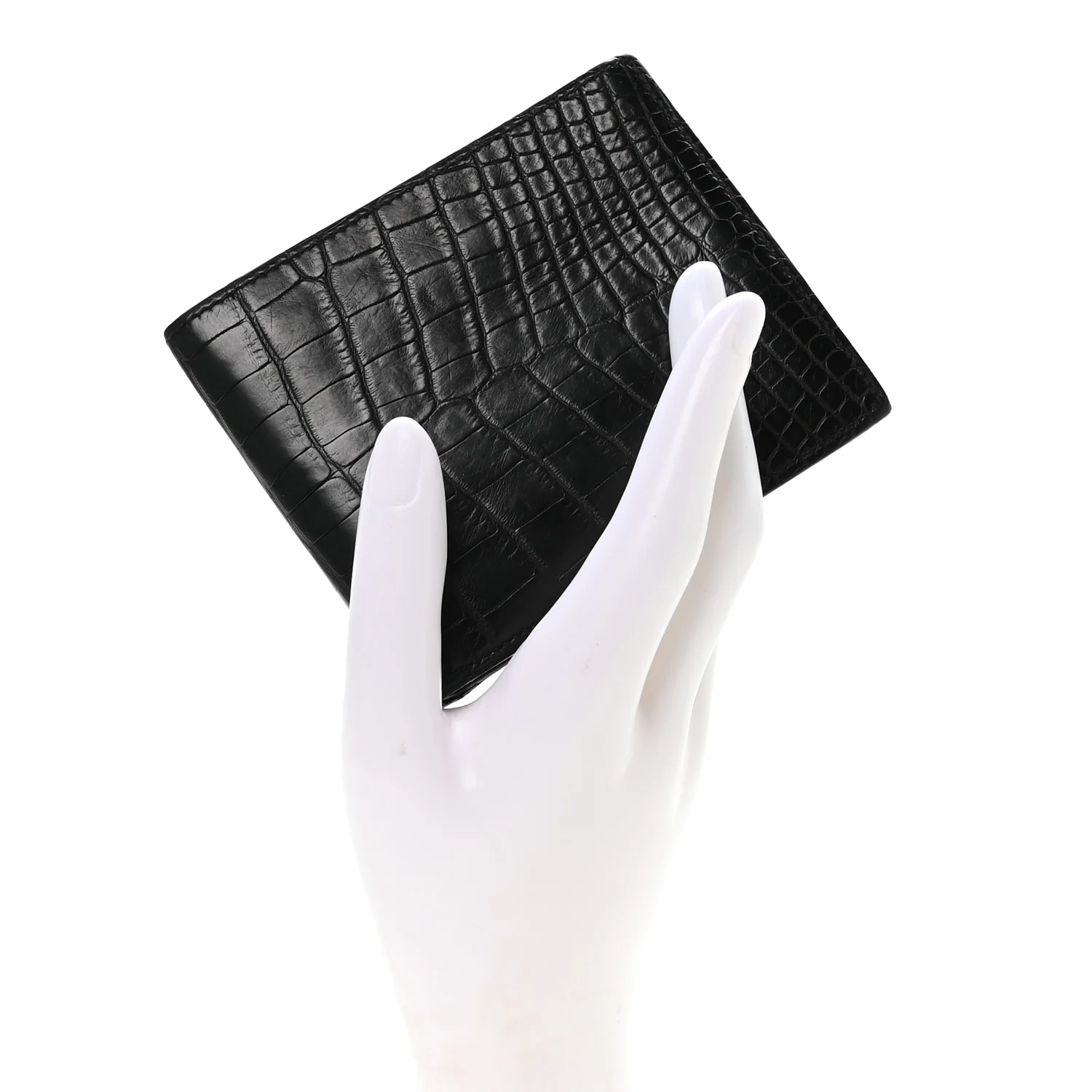 Matte Alligator MC2 Copernic Compact Wallet Black - Image 2