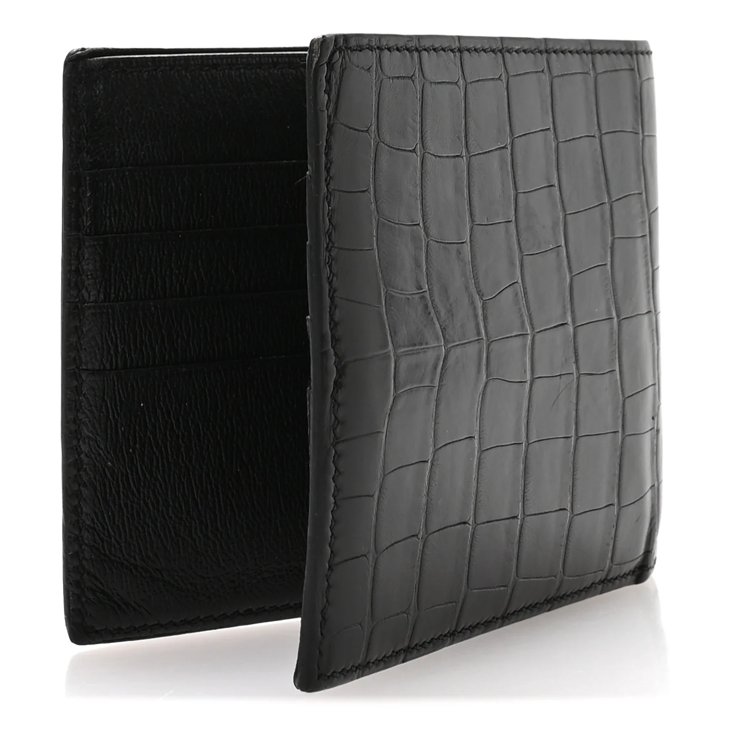 Matte Alligator MC2 Copernic Compact Wallet Black - Image 3