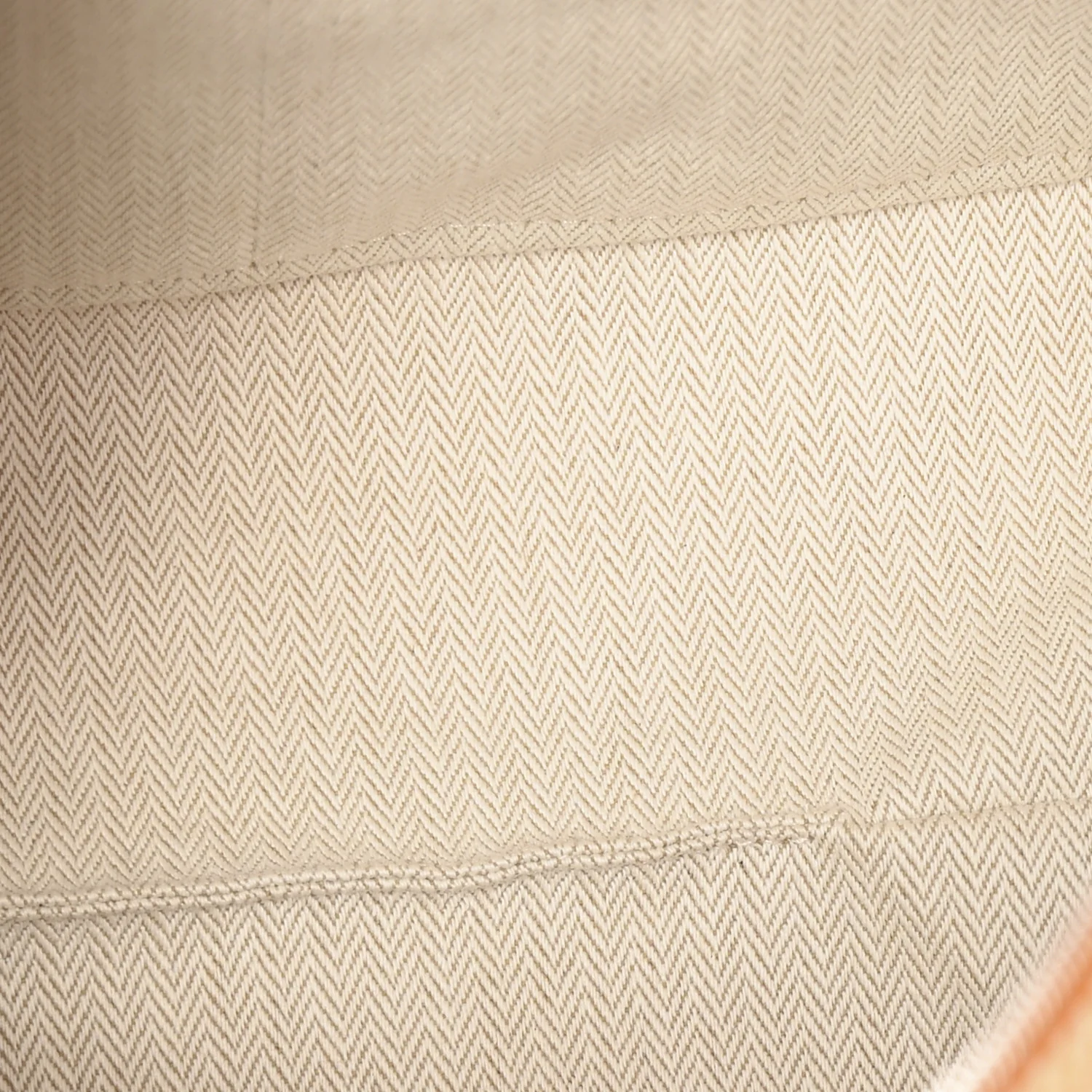Merino Wool Large Au Carre Bride-A-Brac Pouch Fauve - Image 5
