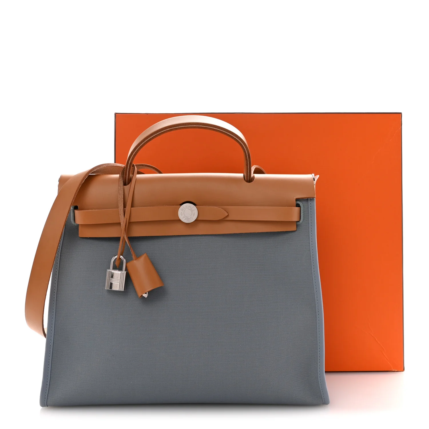 Military Toile Vache Hunter Herbag Zip PM 31 Bleu Lin - Image 12