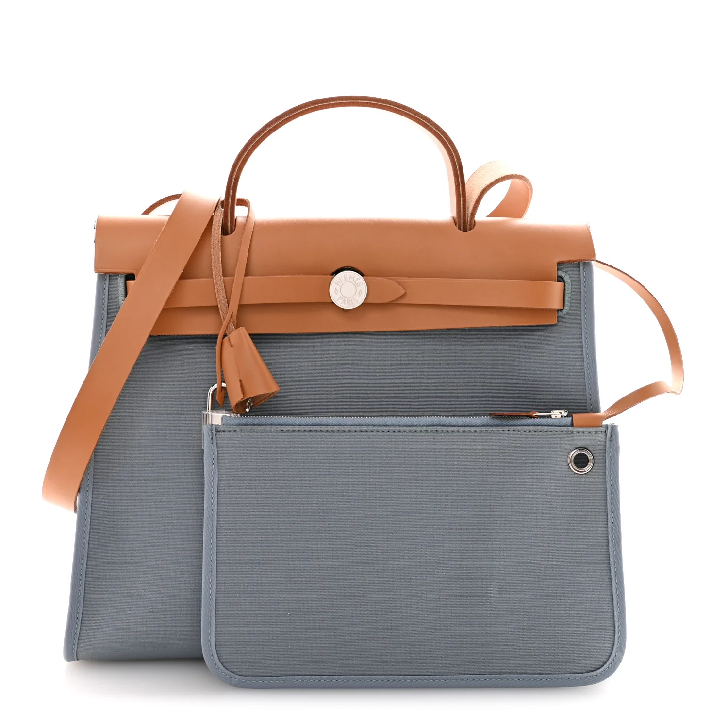 Military Toile Vache Hunter Herbag Zip PM 31 Bleu Lin - Image 3