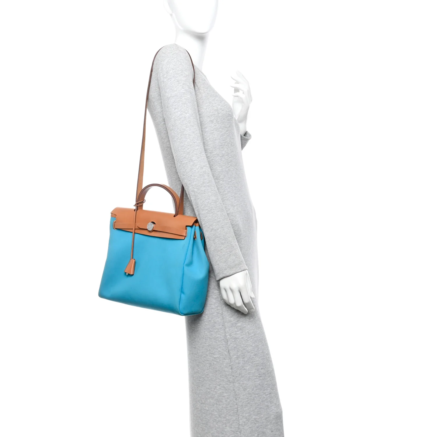 Military Toile Vache Hunter Herbag Zip Retourne 31 PM Bleu Azteque Menthe Natural - Image 2