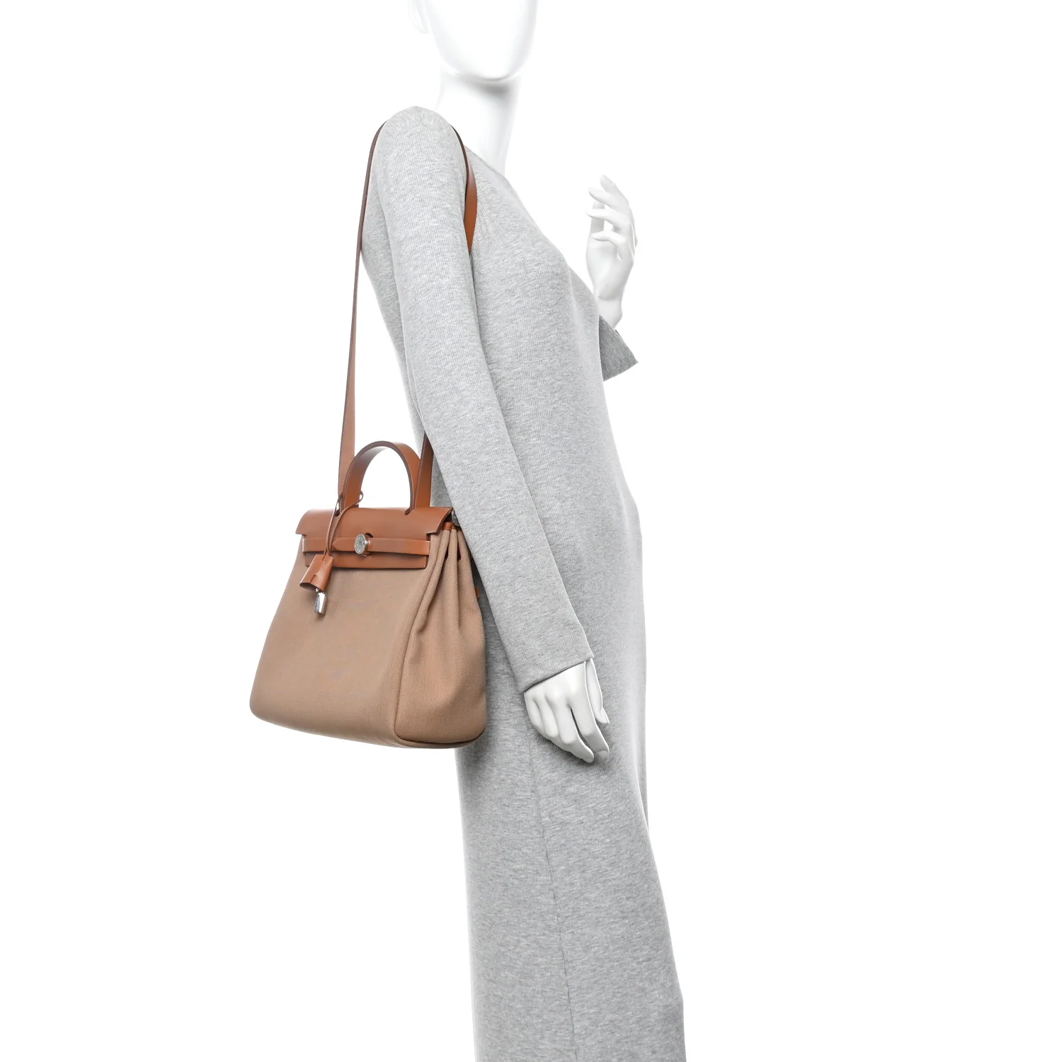 Military Toile Vache Hunter Herbag Zip Retourne 31 PM Chai Fauve - Image 2