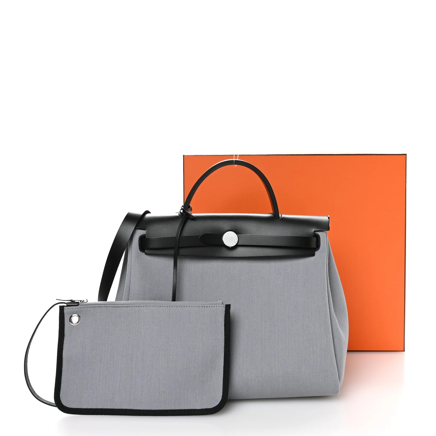 Military Toile Vache Hunter Herbag Zip Retourne 31 PM Gris Pantin Black - Image 12