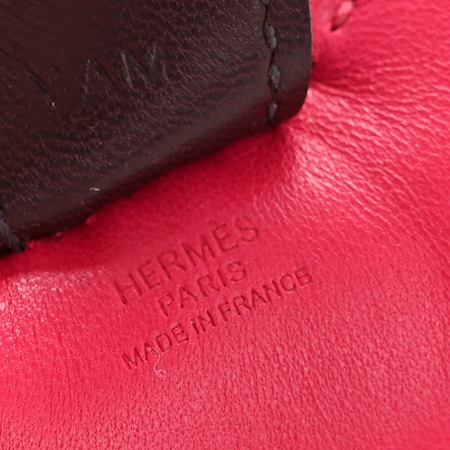 Milo Lambskin Grigri Rodeo Horse Bag Charm PM Rose Sakura Framboise Rouge Sellier - Image 6