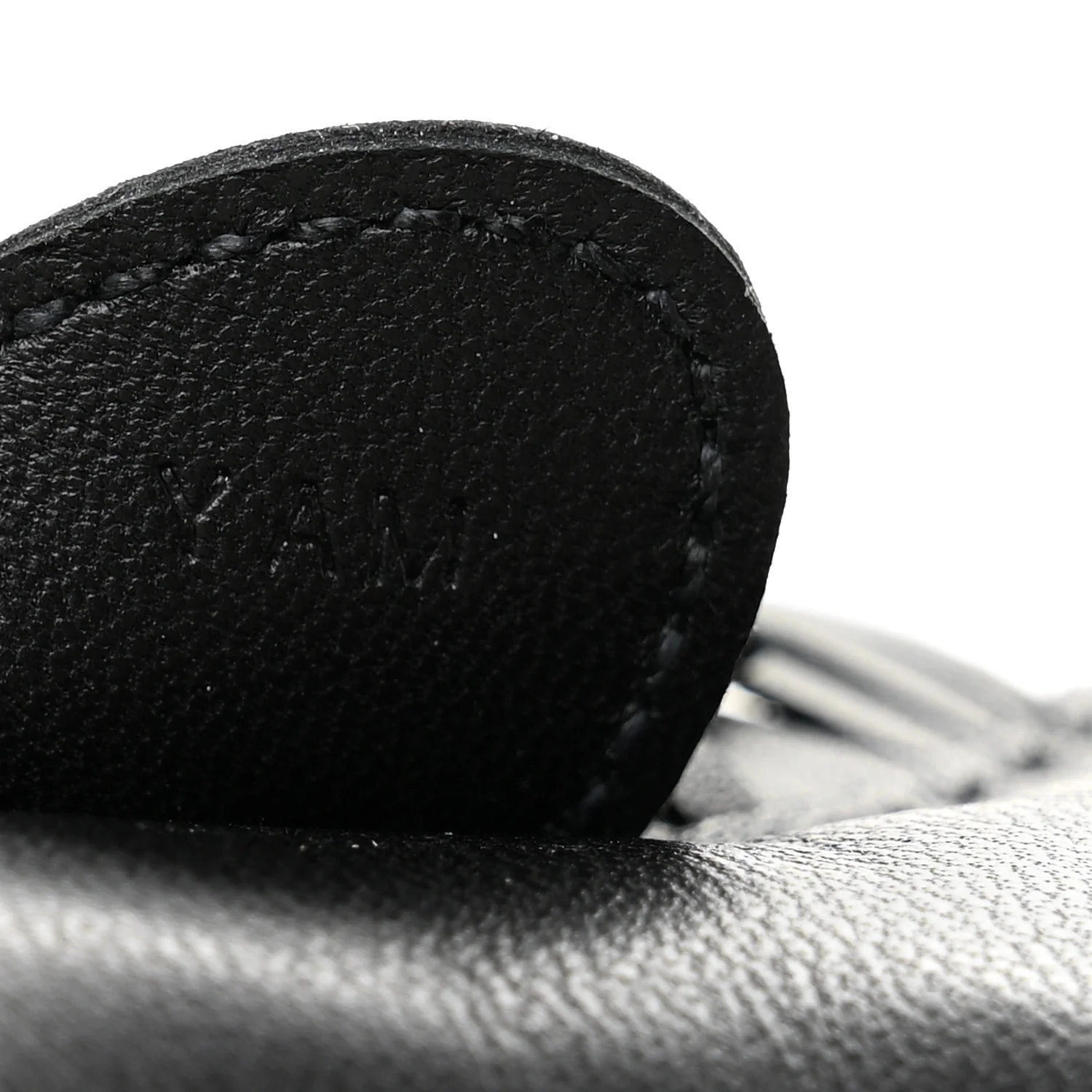 Milo Lambskin Grigri Rodeo Horse Bag Charm PM So Black - Image 4