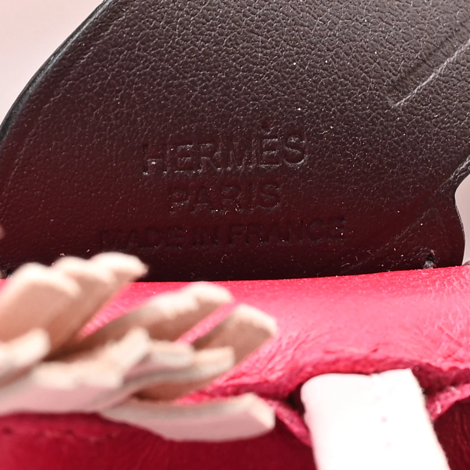 Milo Lambskin Grigri Rodeo Pegase Horse Bag Charm PM Framboise Rose Sakura Rouge Sellier - Image 3