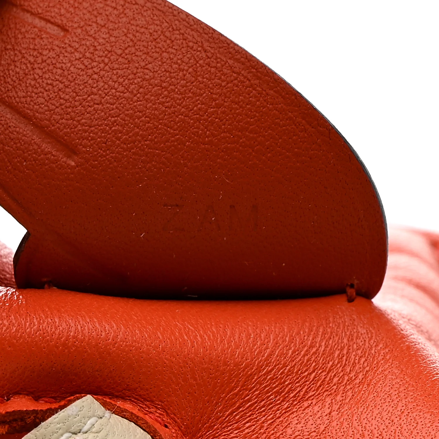 Milo Lambskin Grigri Rodeo Pegase Horse Bag Charm PM Orange Poppy Craie Terre Battue - Image 4