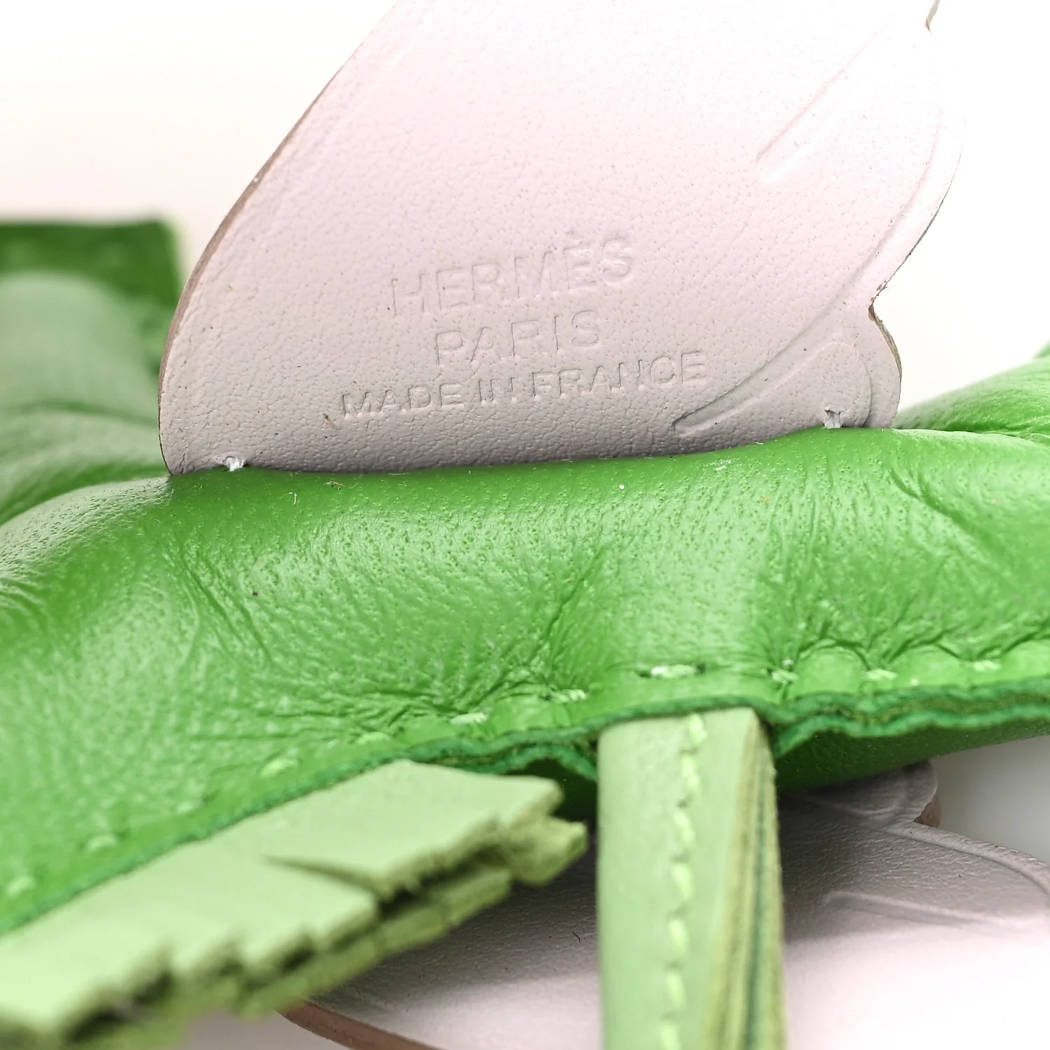 Milo Lambskin Grigri Rodeo Pegase Horse Bag Charm PM Vert Yucca Vert Criquet Mauve Pale - Image 3