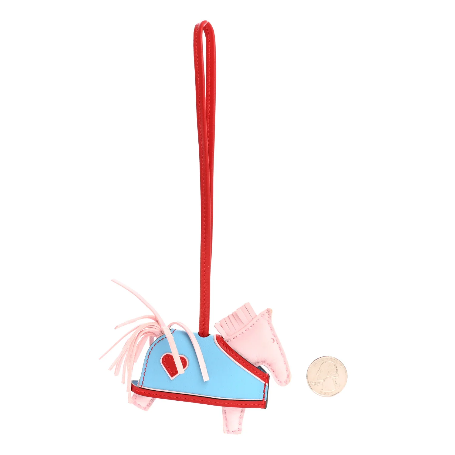 Milo Lambskin Grigri Rodeo Robeo Coeur Bag Charm PM Rose Darling Rouge Radieux Celeste - Image 2