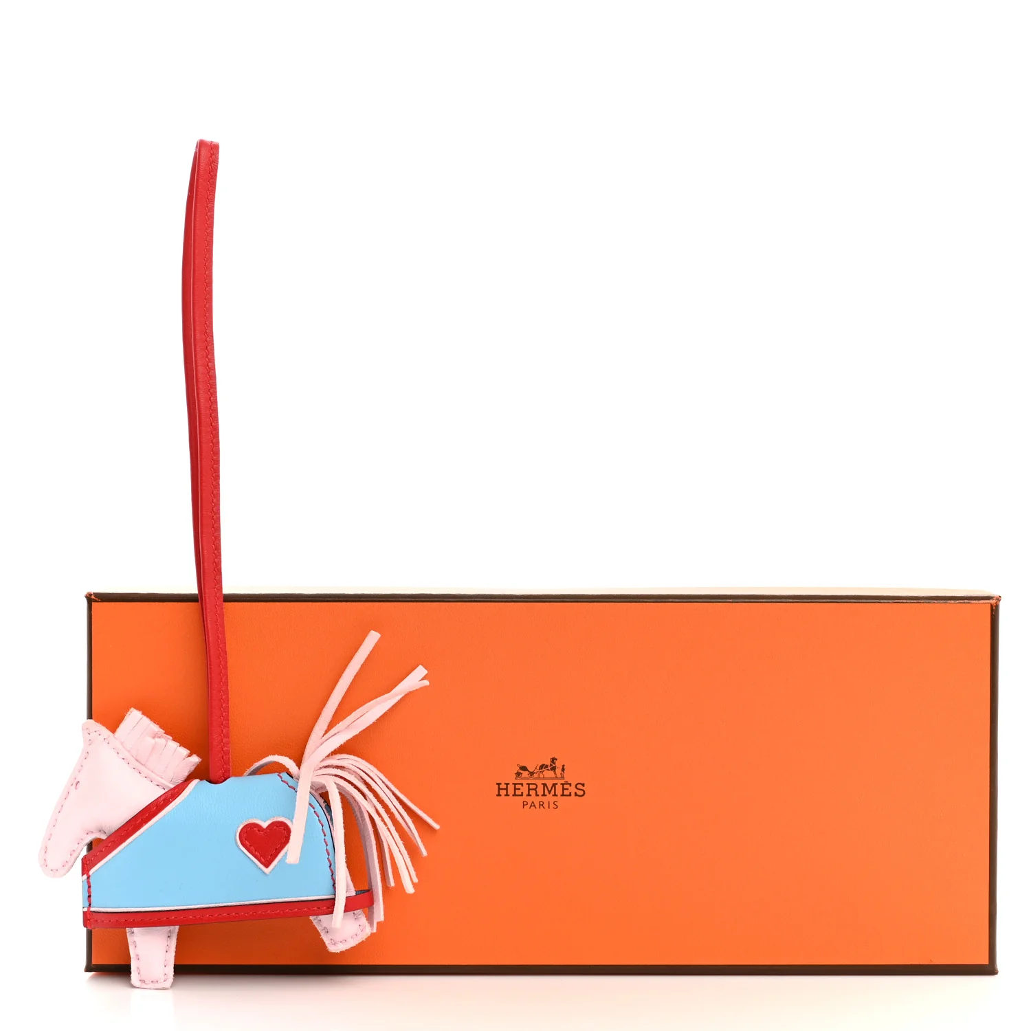 Milo Lambskin Grigri Rodeo Robeo Coeur Bag Charm PM Rose Darling Rouge Radieux Celeste - Image 4