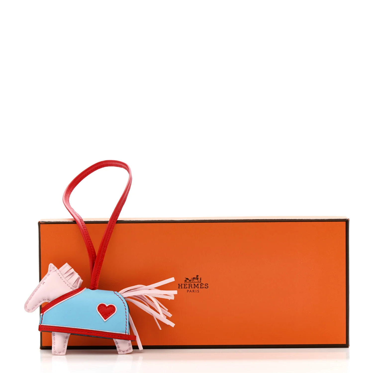 Milo Lambskin Grigri Rodeo Robeo Coeur Bag Charm PM Rose Darling Rouge Radieux Celeste - Image 4