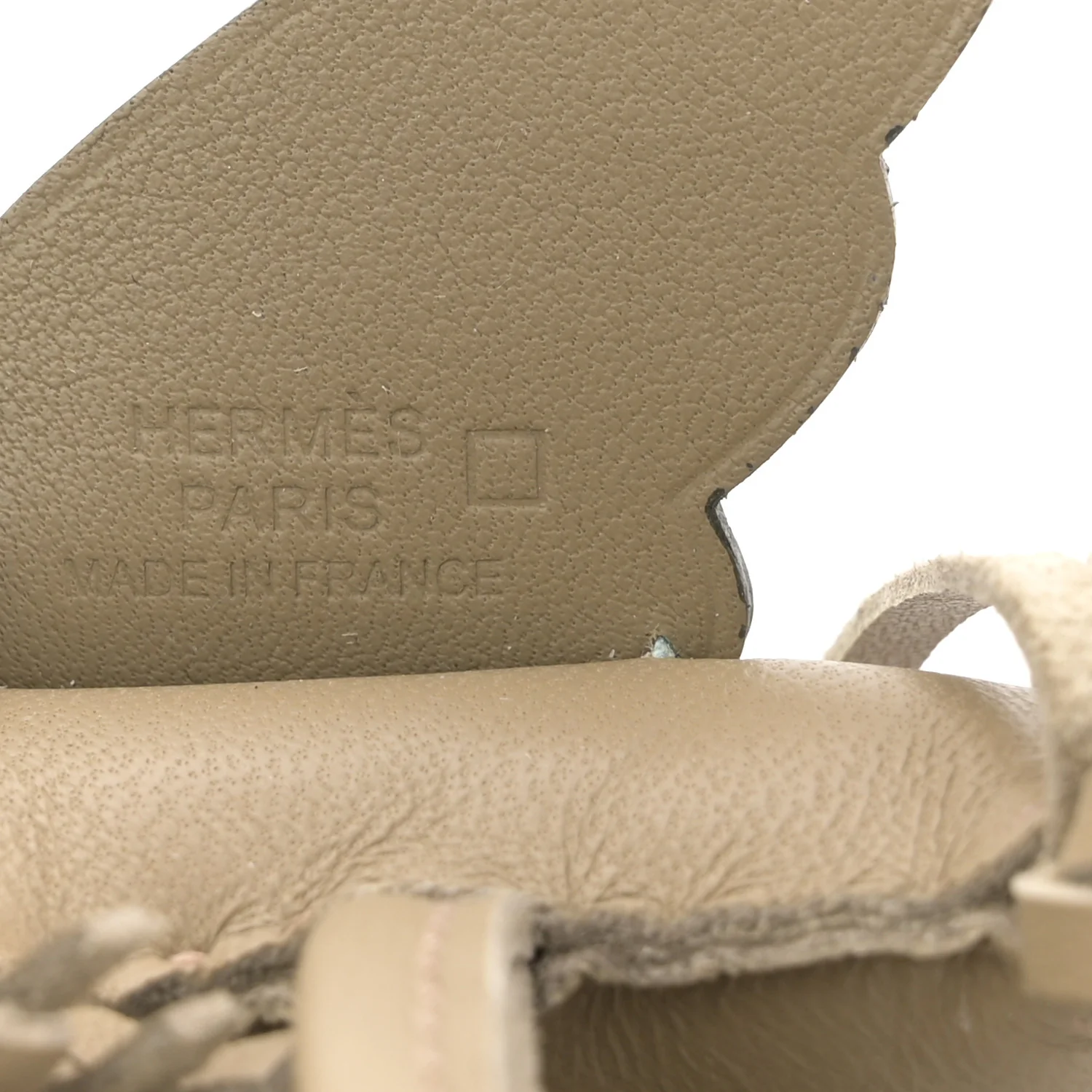 Milo Lambskin Matte Alligator Touch Grigri Rodeo Pegase Horse Bag Charm PM Beige Marfa Vert D'eau - Image 3