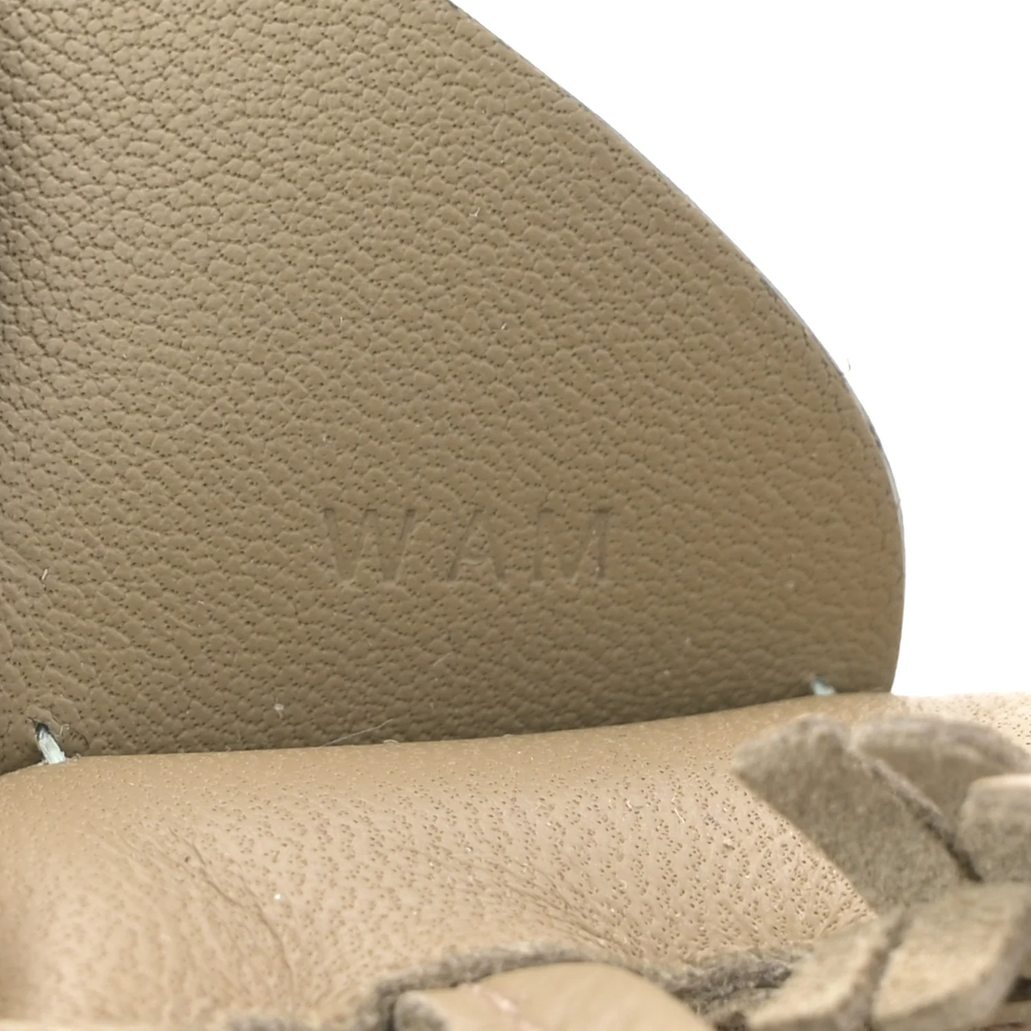 Milo Lambskin Matte Alligator Touch Grigri Rodeo Pegase Horse Bag Charm PM Beige Marfa Vert D'eau - Image 4