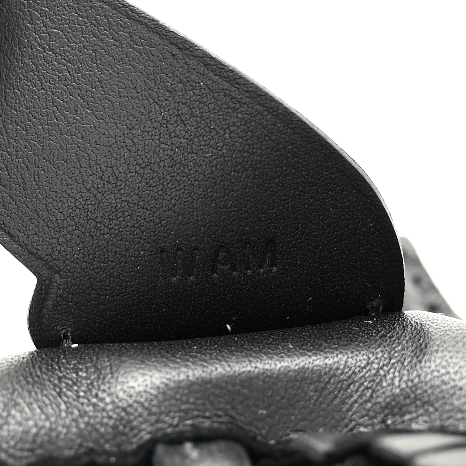 Milo Lambskin Matte Alligator Touch Grigri Rodeo Pegase Horse Bag Charm PM Black Graphite - Image 4