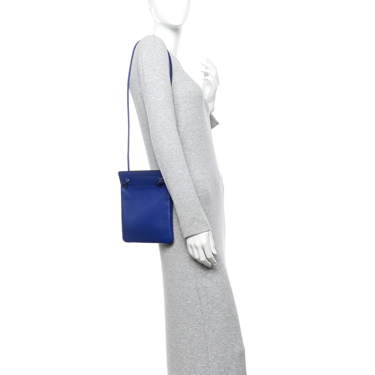 Milo Lambskin Swift Mini Aline Bleu Electrique - Image 2