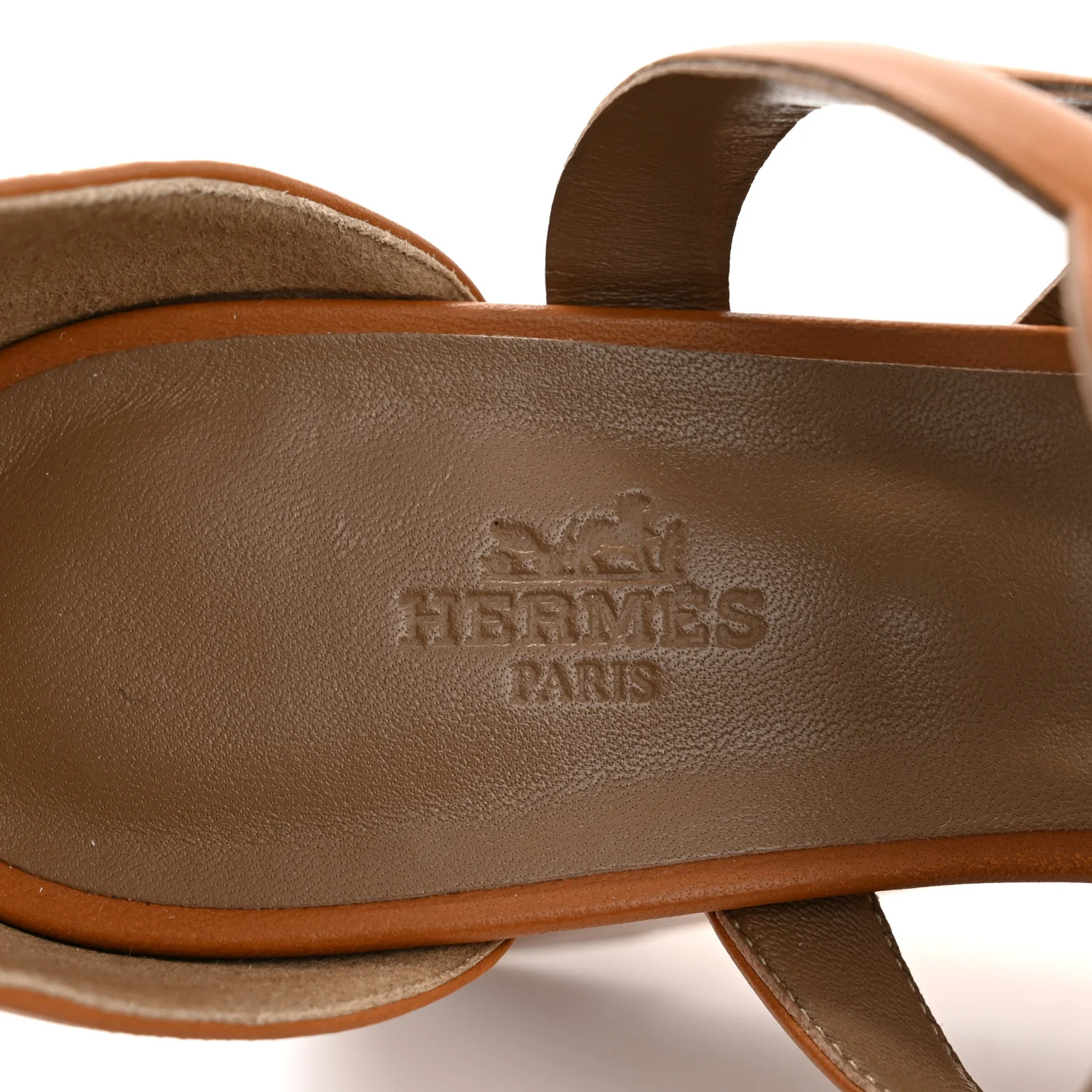 Nappa Brisbane Wedge Sandals 39 Naturel - Image 8