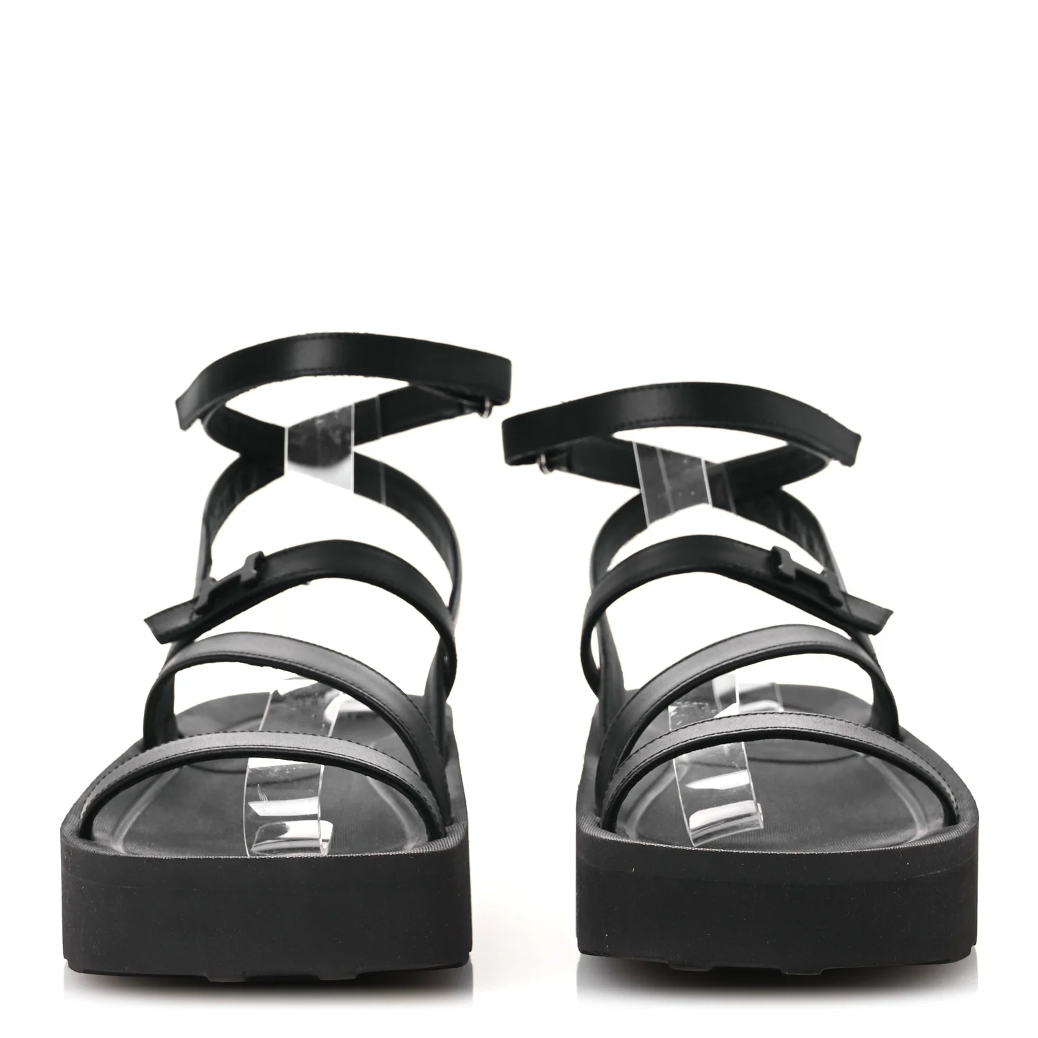 Nappa Liberte Sandals 38 Black - Image 3