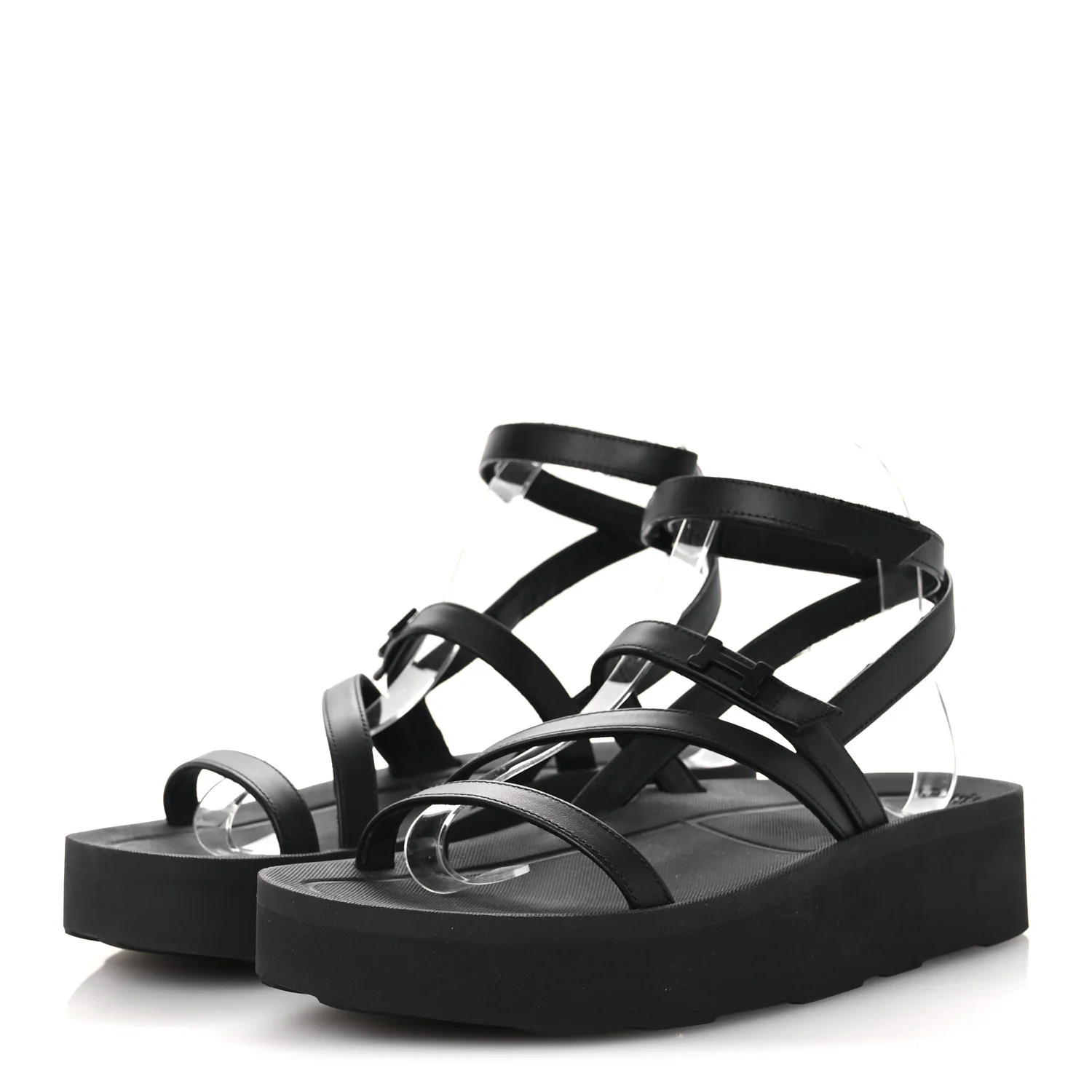 Nappa Liberte Sandals 38 Black - Image 4