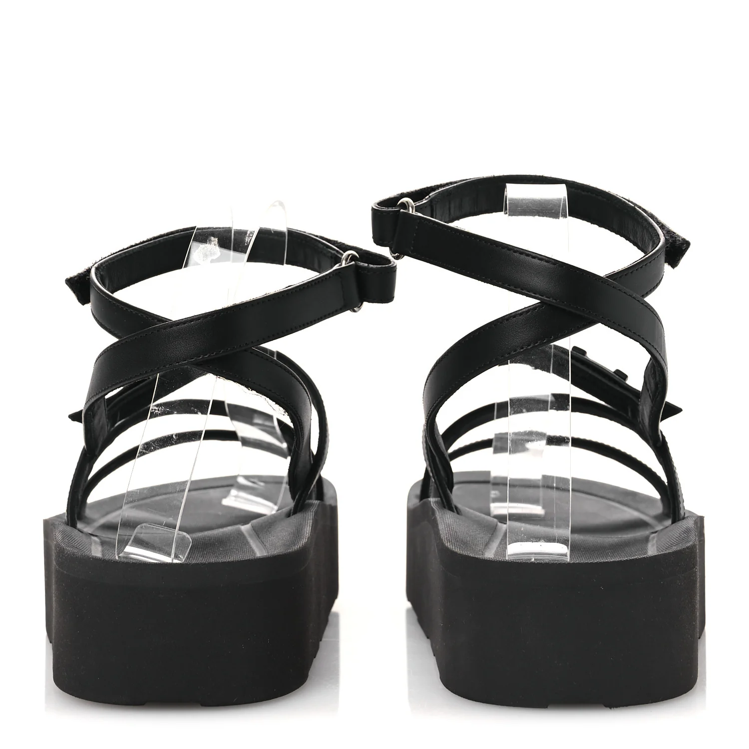 Nappa Liberte Sandals 38 Black - Image 6