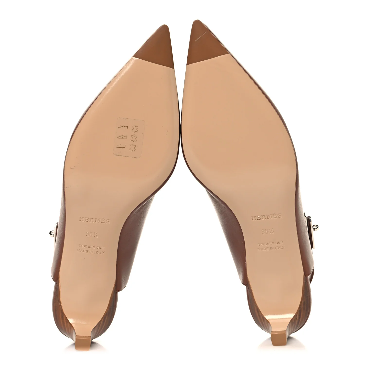 Nappa Lover 40 Slingback Pumps 38.5 Gold - Image 6