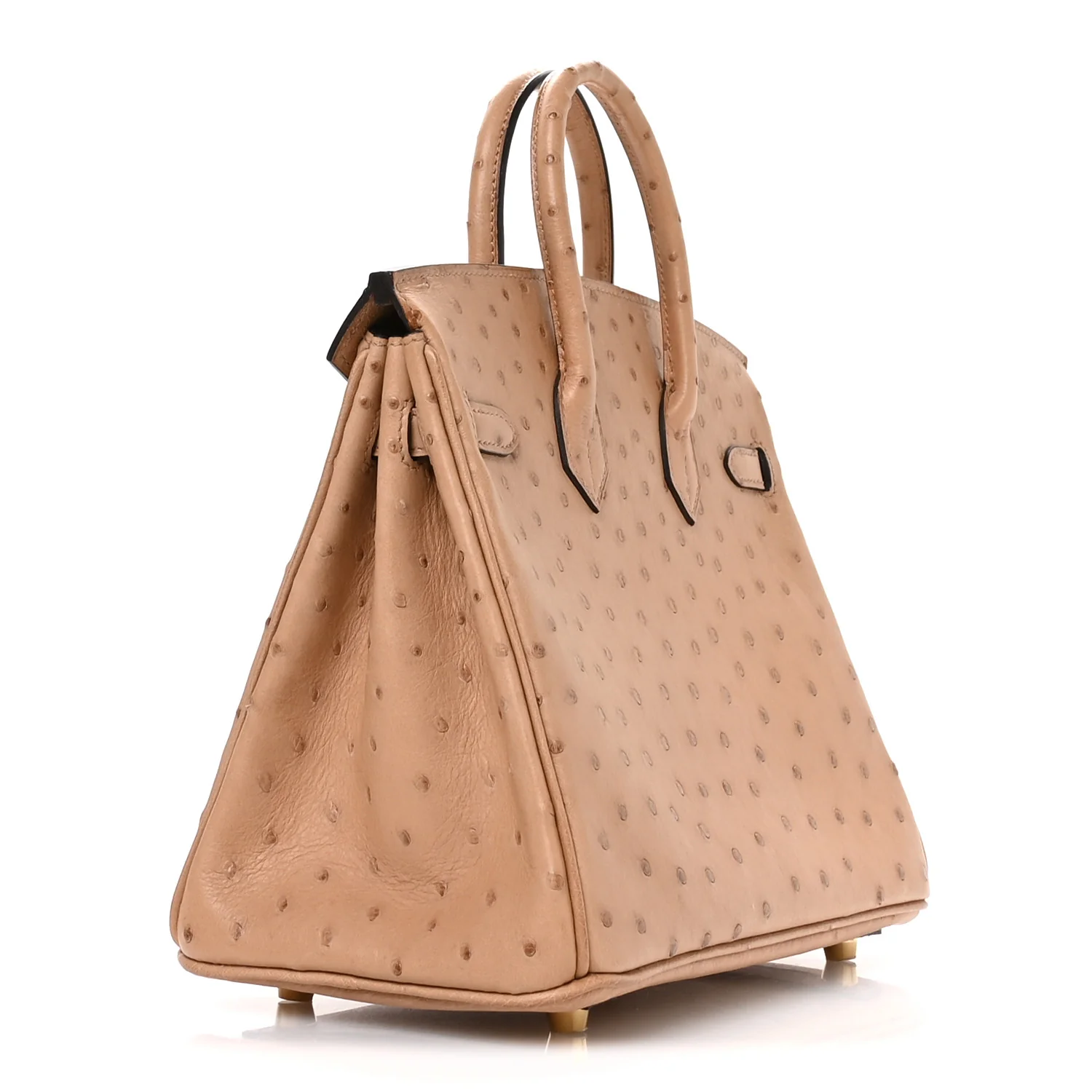 Ostrich Birkin 25 Chai - Image 3
