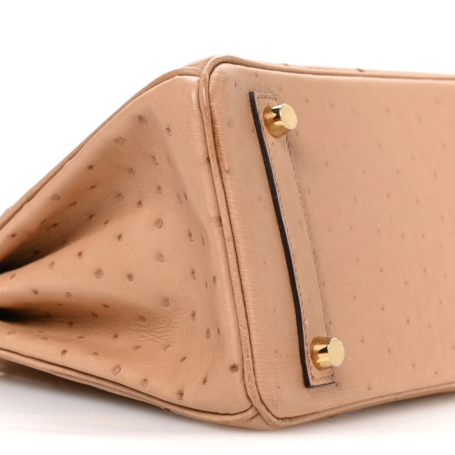 Ostrich Birkin 25 Chai - Image 8